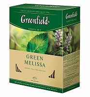 Чай зеленый "Green Melissa" Greenfield 100шт 300px