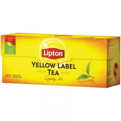 Чай черный "Yellow Label" Lipton 25шт 800px
