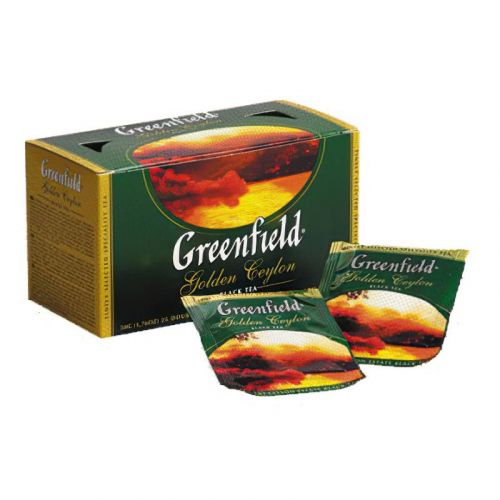 Чай черный "Golden Ceylon" Greenfield 25шт 800px